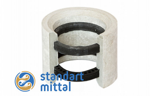 Муфта хризотилцементная 127х22х140 мм ДУ100 напорная САМ6 в Астане и по всему Казахстану в Астане и по всему Казахстану