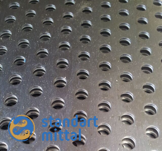 Лист нержавеющий перфорированный г/к Rv 10,0-15,0 11Х11Н2В2МФ 4 мм ГОСТ 5582-75 в Астане и по всему Казахстану в Астане и по всему Казахстану