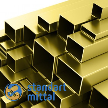 Латунный профиль П-образный Л63 30х60х1 мм декоративный в Астане и по всему Казахстану в Астане и по всему Казахстану