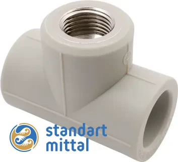 Тройник для труб переходной D40-25-40 PPR в Астане и по всему Казахстану в Астане и по всему Казахстану