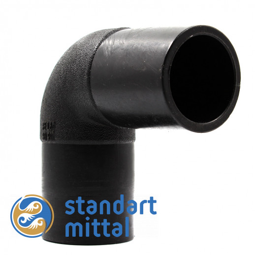 Отвод полиэтиленовый 90 градусов 20 мм в Астане и по всему Казахстану в Астане и по всему Казахстану