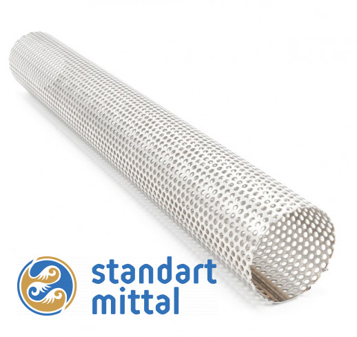 Труба перфорированная нержавеющая AISI 304 7х0,7 мм в Астане и по всему Казахстану в Астане и по всему Казахстану