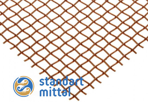 Медная сетка 0,4x0,9x1000x1000 мм М1 в Астане и по всему Казахстану в Астане и по всему Казахстану