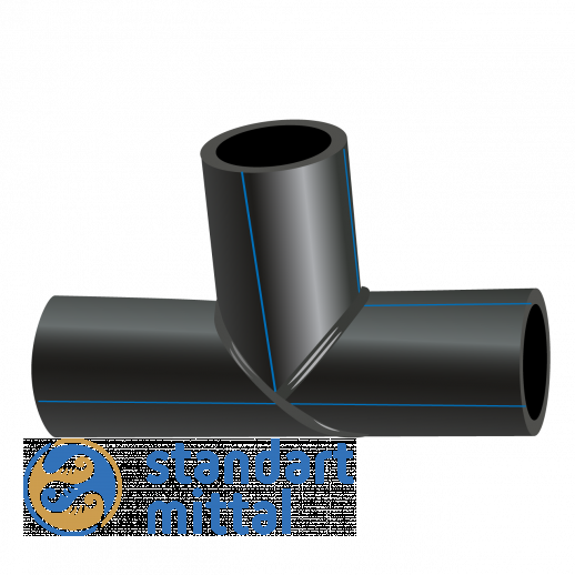 Тройник литой удлиненный полиэтиленовый SDR 11 90х63 мм в Астане и по всему Казахстану в Астане и по всему Казахстану