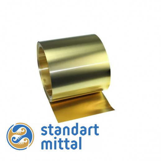 Фольга латунная 0,06 мм Л70 в Астане и по всему Казахстану в Астане и по всему Казахстану