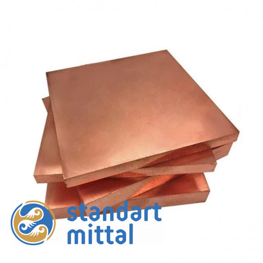 Медная плита 25х1000х1500 мм М2 в Астане и по всему Казахстану в Астане и по всему Казахстану