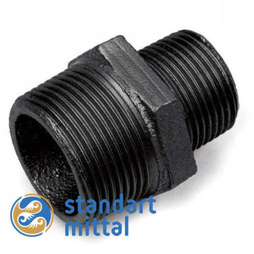 Ниппель из ковкого чугуна 20x15 мм ЧК в Астане и по всему Казахстану в Астане и по всему Казахстану