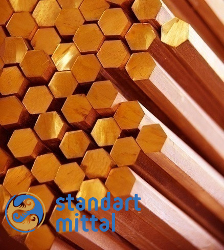 Бронзовый шестигранник 5,5 мм БрБ2 в Астане и по всему Казахстану в Астане и по всему Казахстану