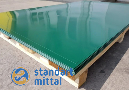 Лист с полимерным покрытием 0.2 ПЭ ГОСТ 34180-2017 в Астане и по всему Казахстану в Астане и по всему Казахстану