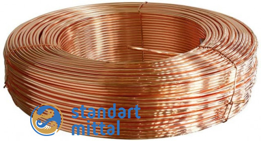 Катанка медная 8 мм КМ М001 в Астане и по всему Казахстану в Астане и по всему Казахстану