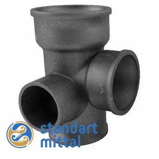 Чугунная крестовина канализационная 15x15 мм ВЧШГ в Астане и по всему Казахстану в Астане и по всему Казахстану